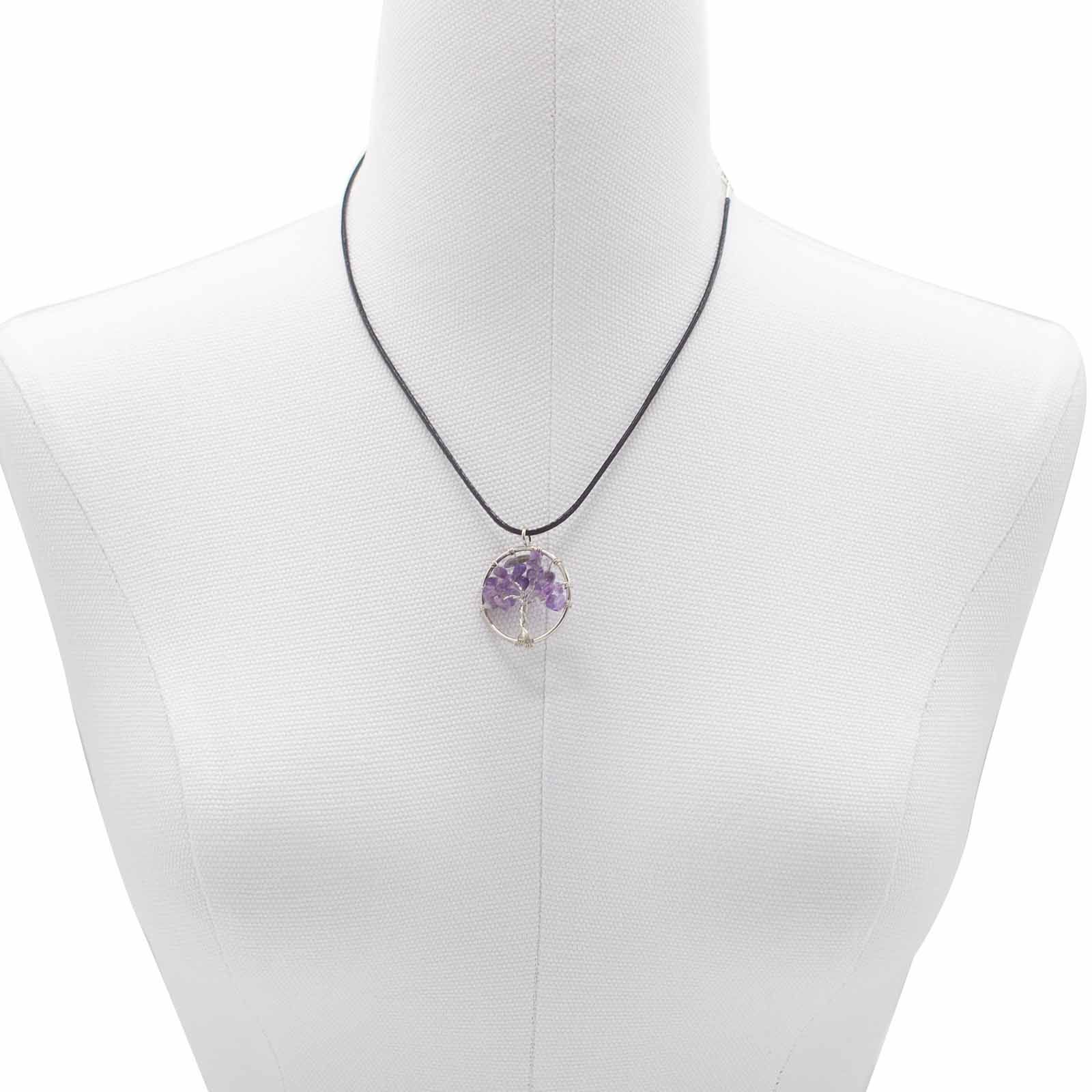 Tree of Life Pendant - Amethyst - Image 2