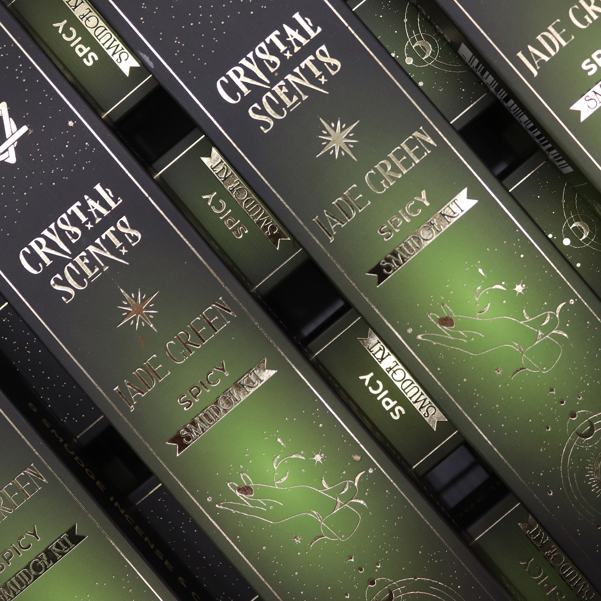 Jade Crystal Scents Smudge Incense - Spicy - Image 2