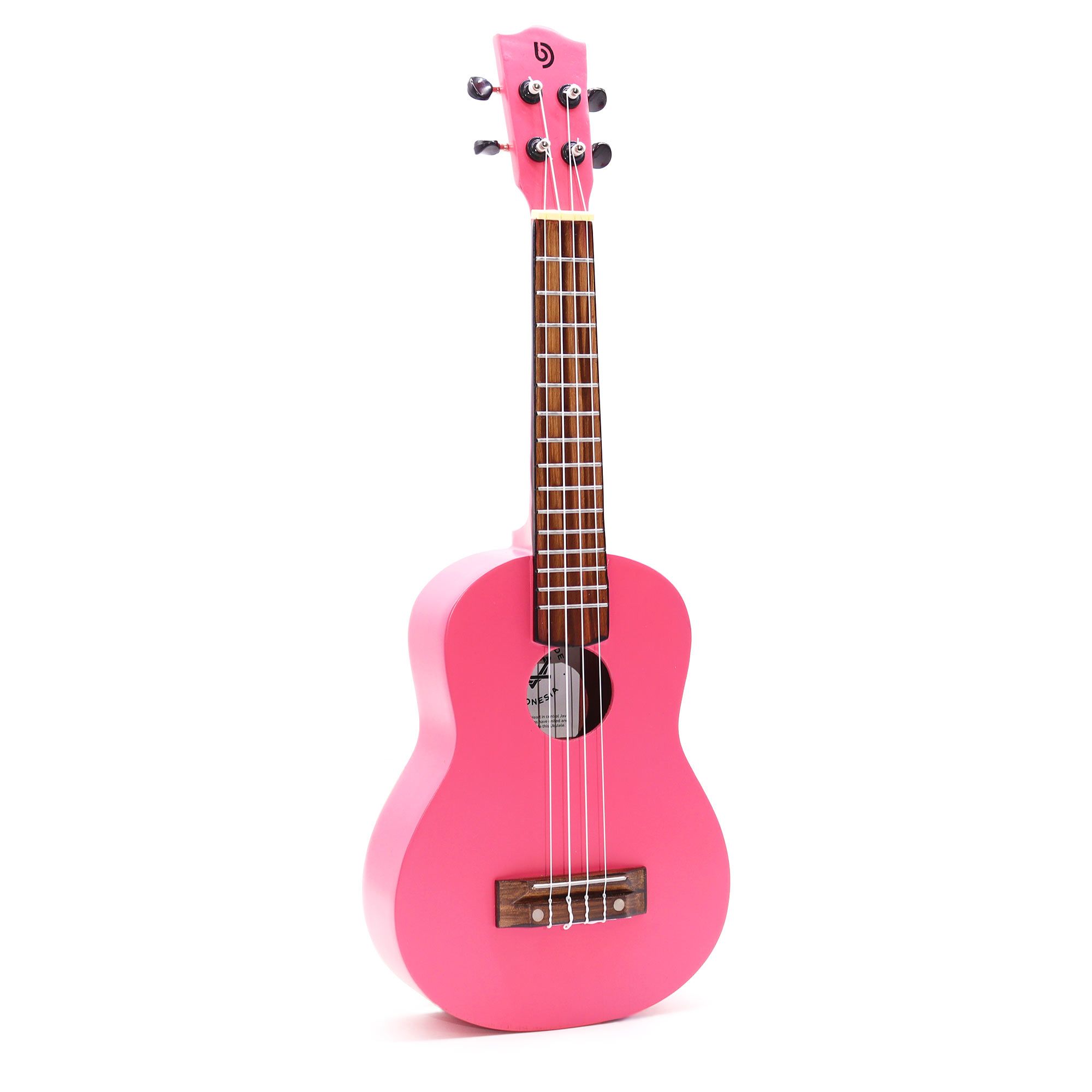 Artisan Made Ukulele - Bright Pink Finish (4 String) - Image 3
