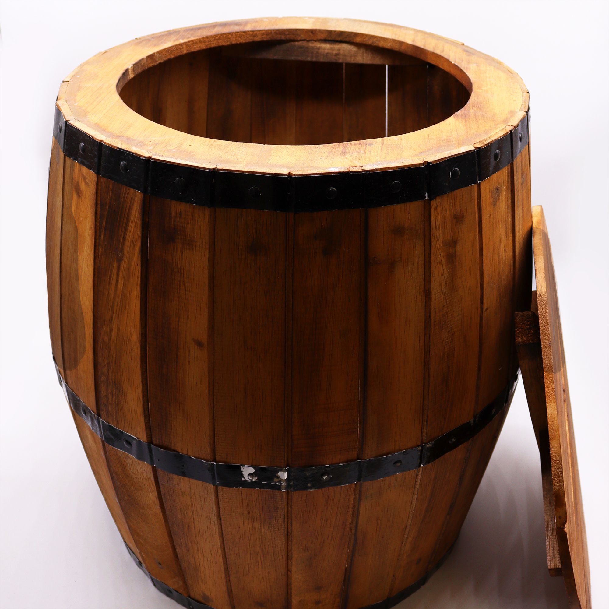 Beer Barrel Table - Natural - Image 2