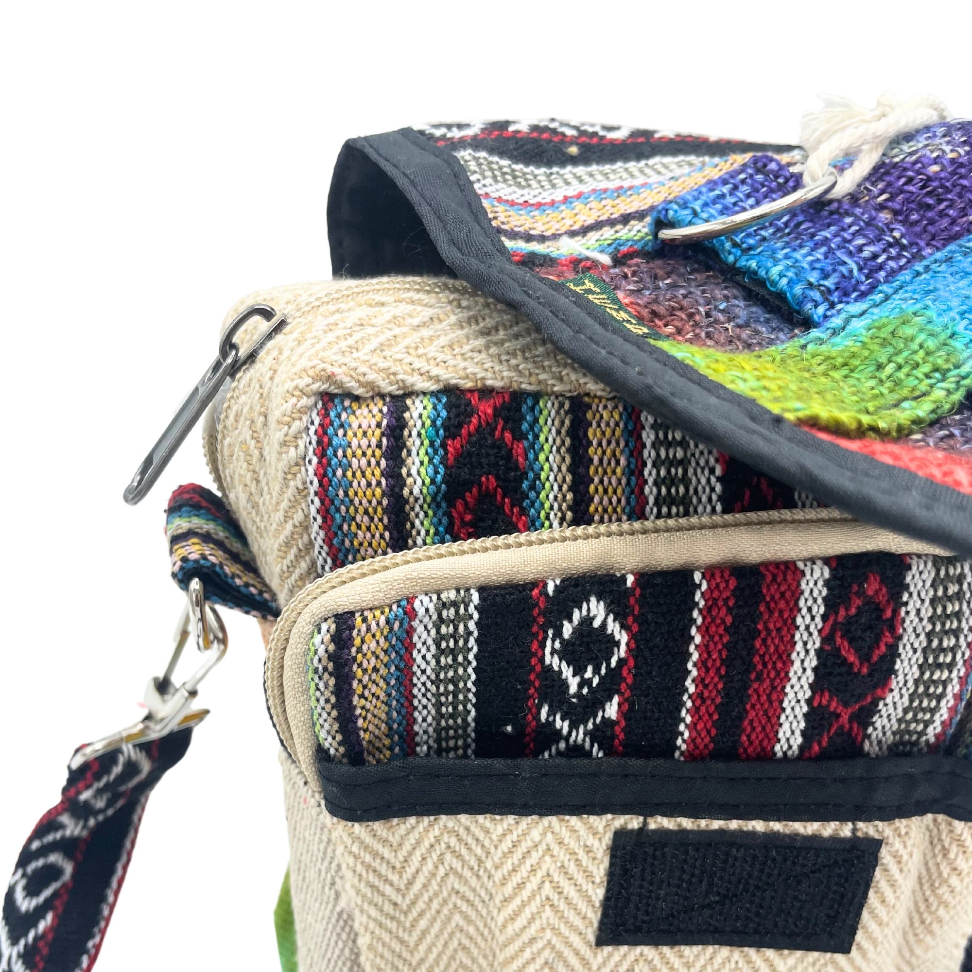 Tiedye Hemp Messenger Bag - Image 2