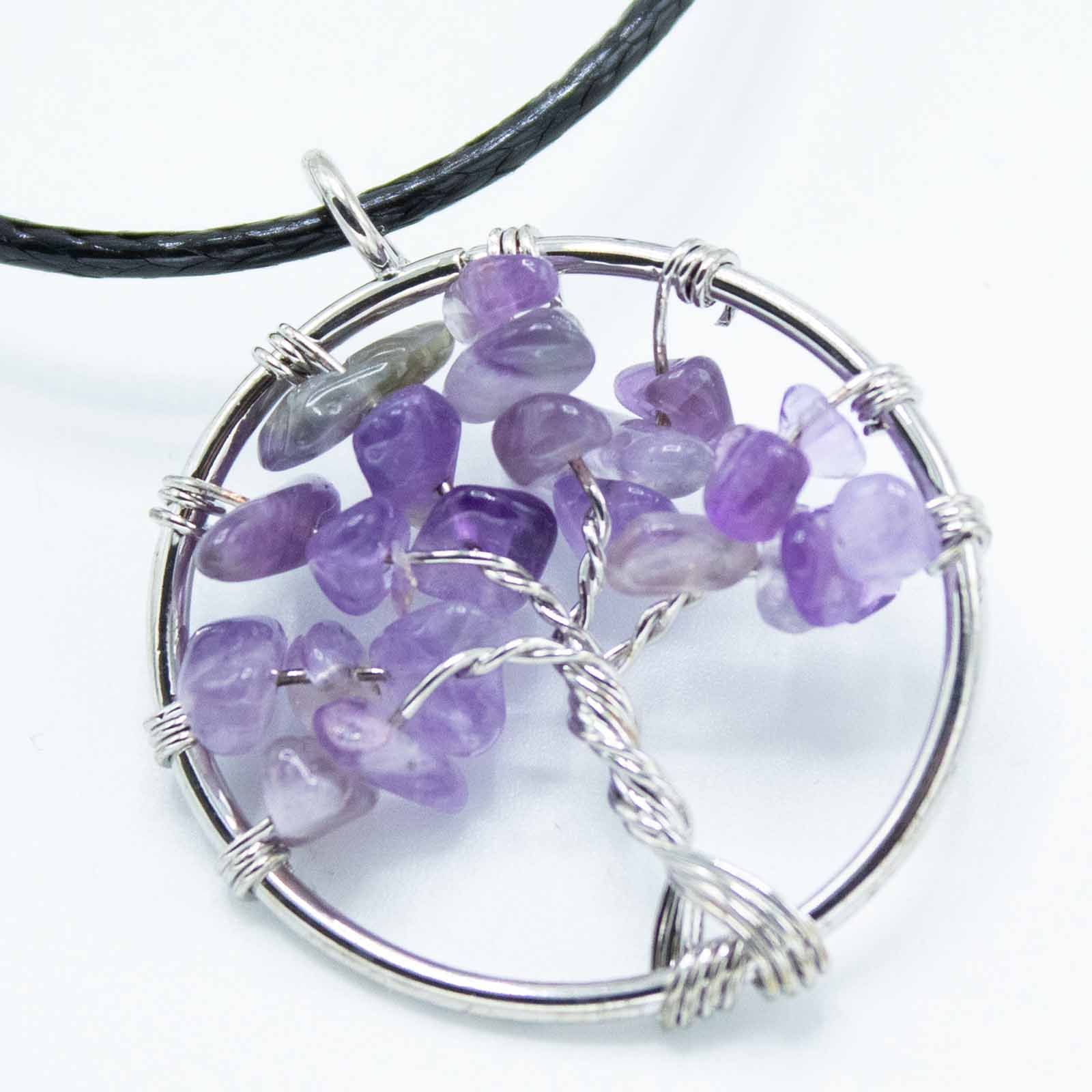 Tree of Life Pendant - Amethyst - Image 4