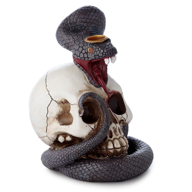 Snake and Skull Backflow Incense Burner - Image 2