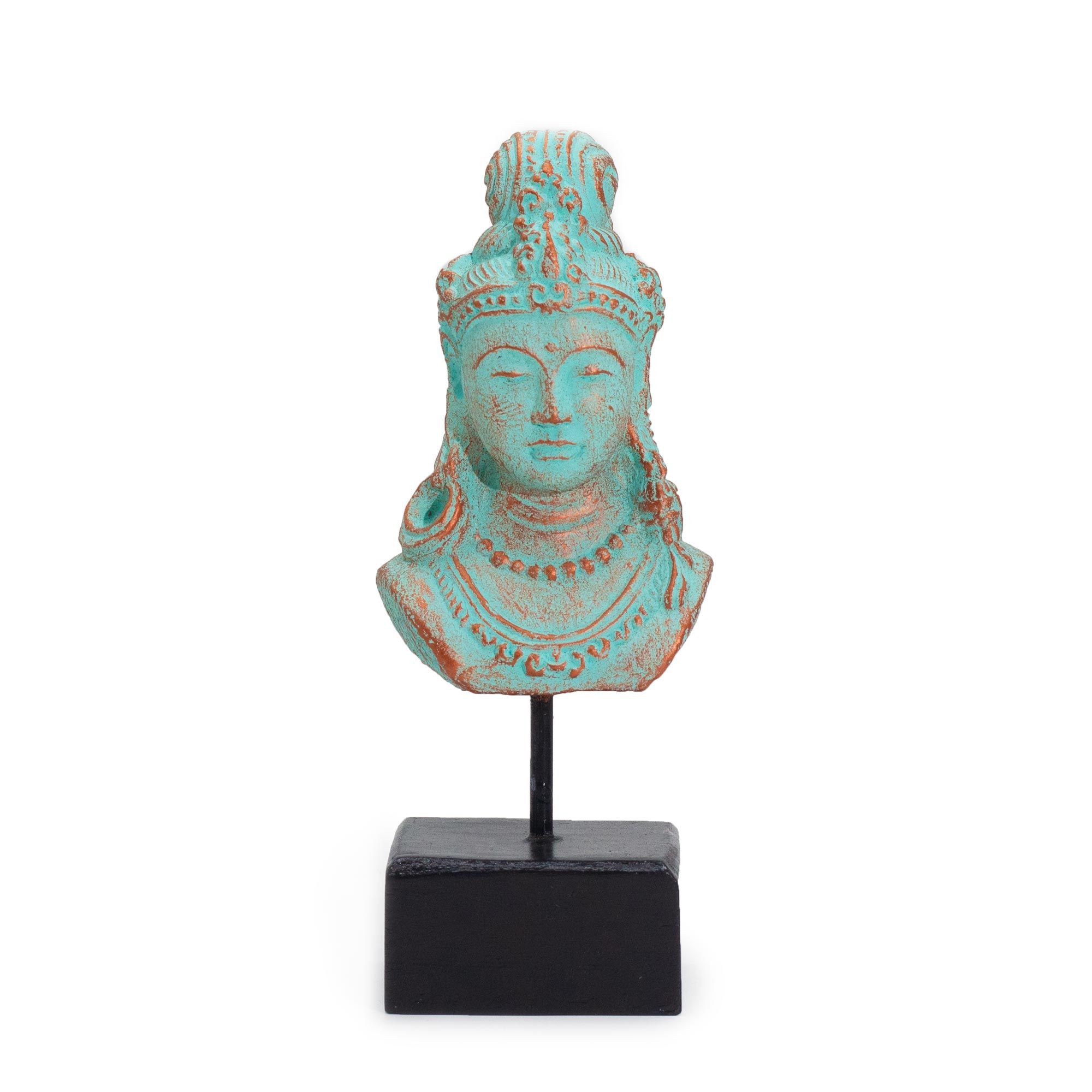 Lucky Java Princess on Stand - Green Copper - Image 4
