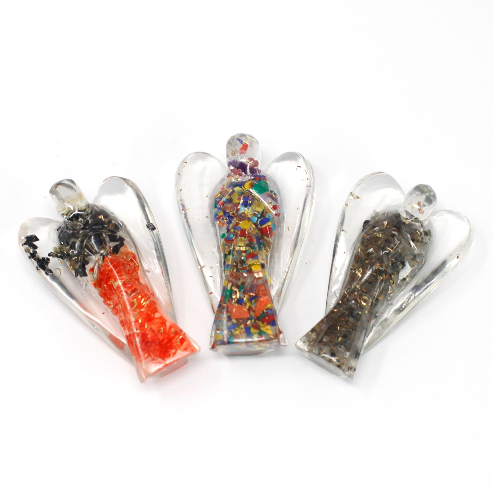 Orgonite Angel 50mm - Gemchips & Copper - Image 2