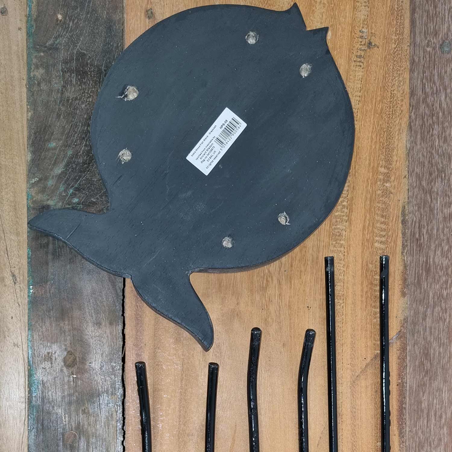 Albasia Wood Plant Stand - Whitewash - Image 5