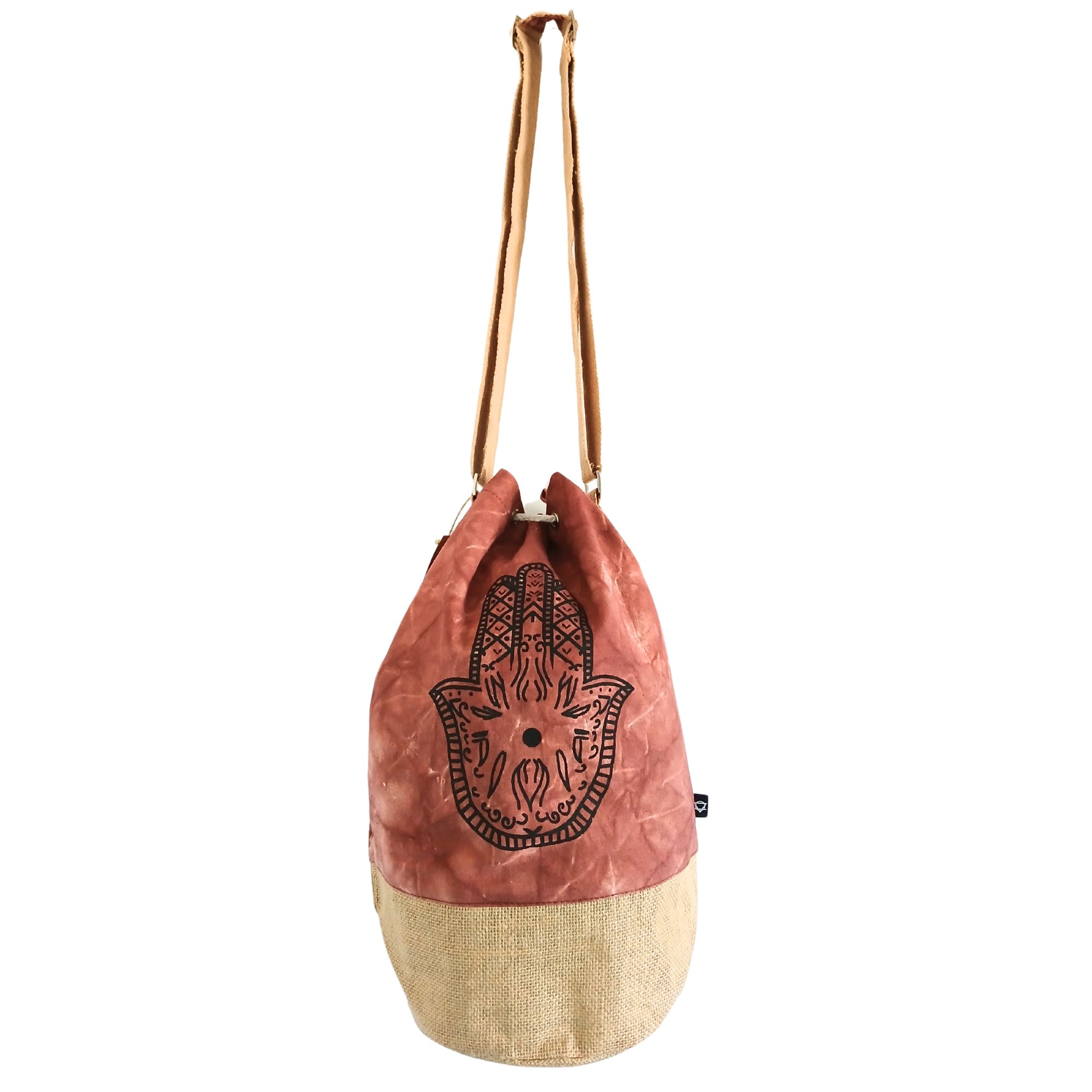 All Natural Backpack - Terracotta Stonewash - Hamsa - Image 4