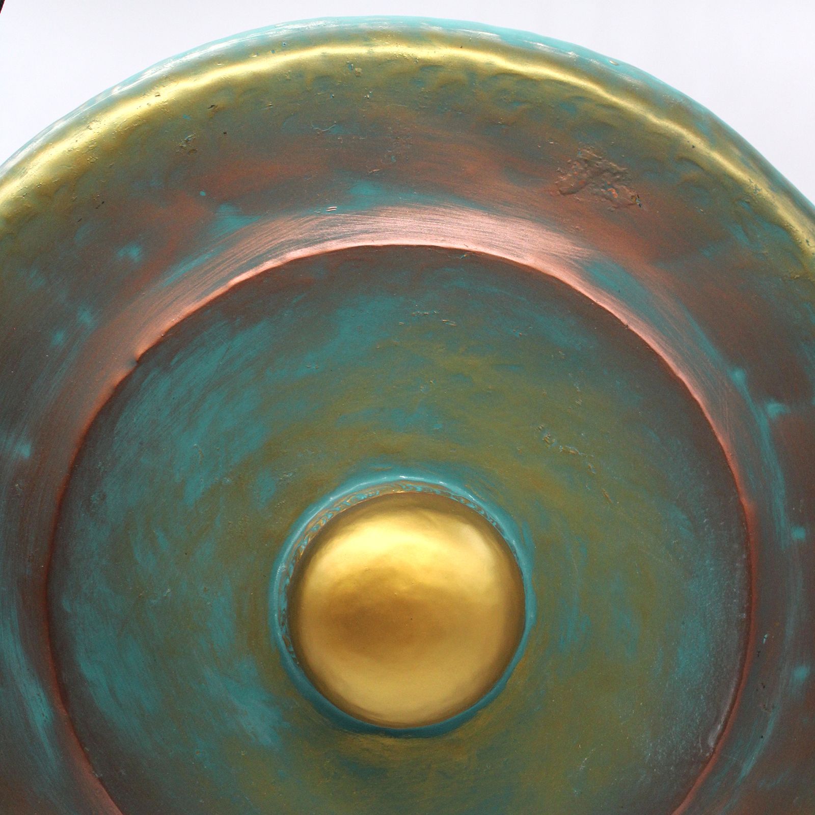 Medium Gong in Stand - 50cm - Greenwash - Image 3