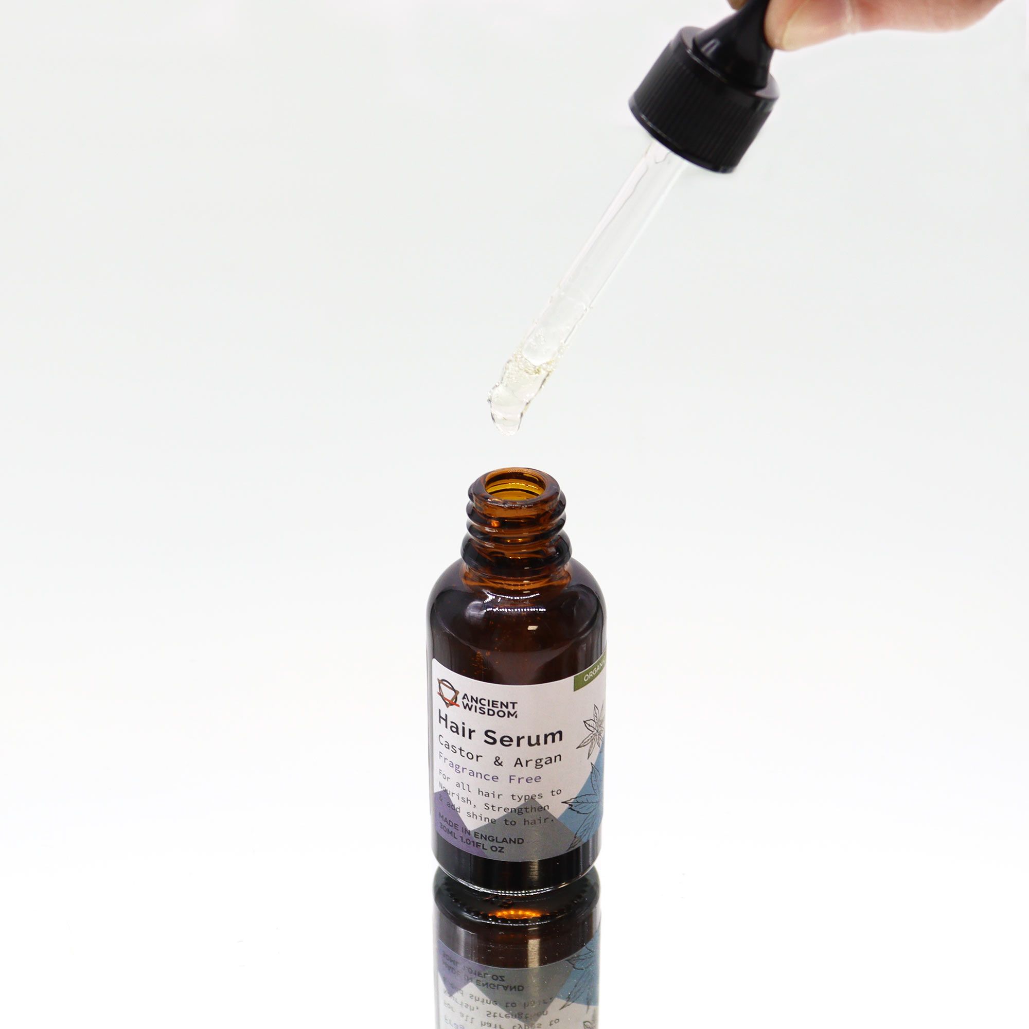 Organic Hair Serum 30ml - Unfragranced - Image 2