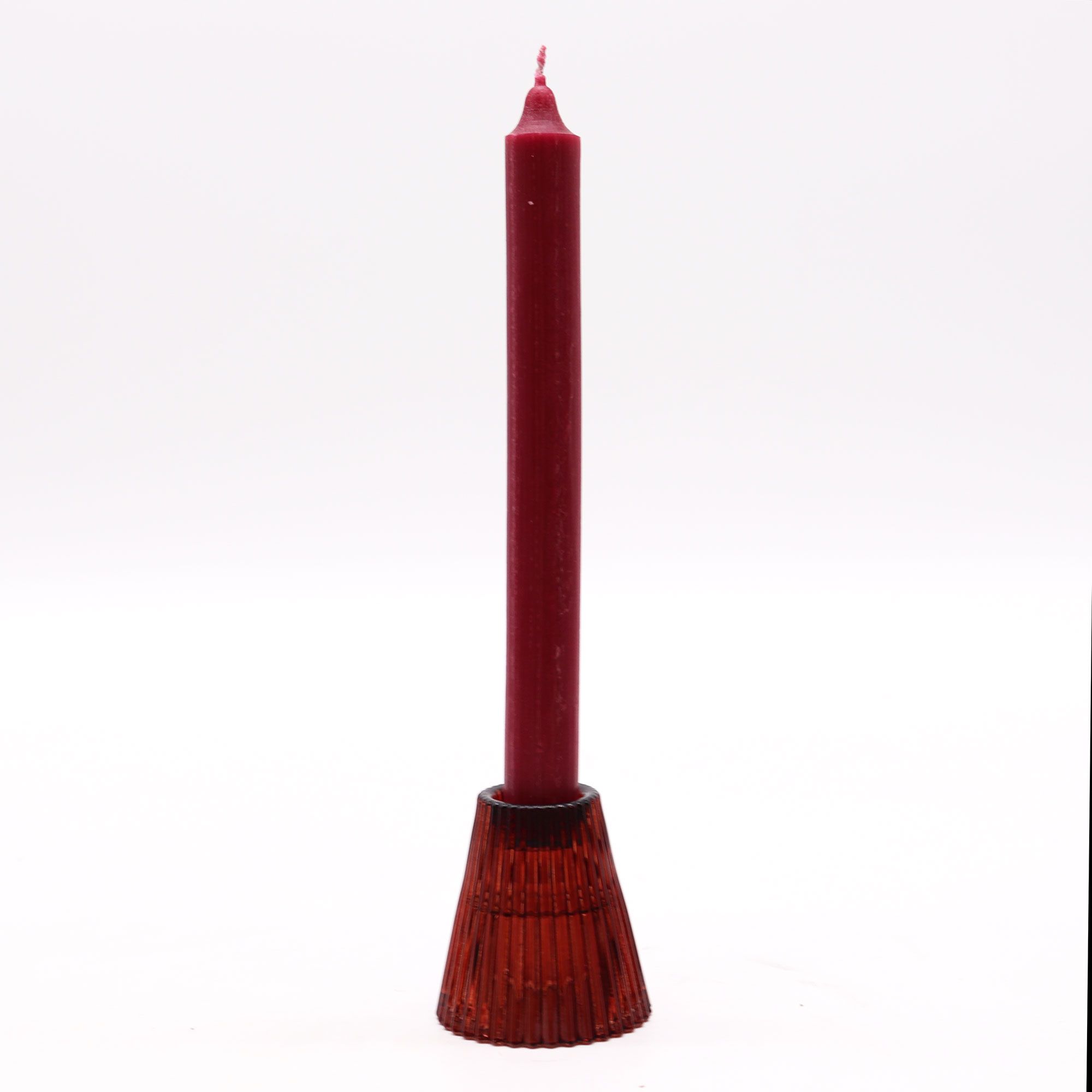 Flip Dinner Candle / Tealight Holder - Vampire Red - Image 3