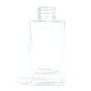 100 ml Square Long Reed Diffuser Bottlle - Clear