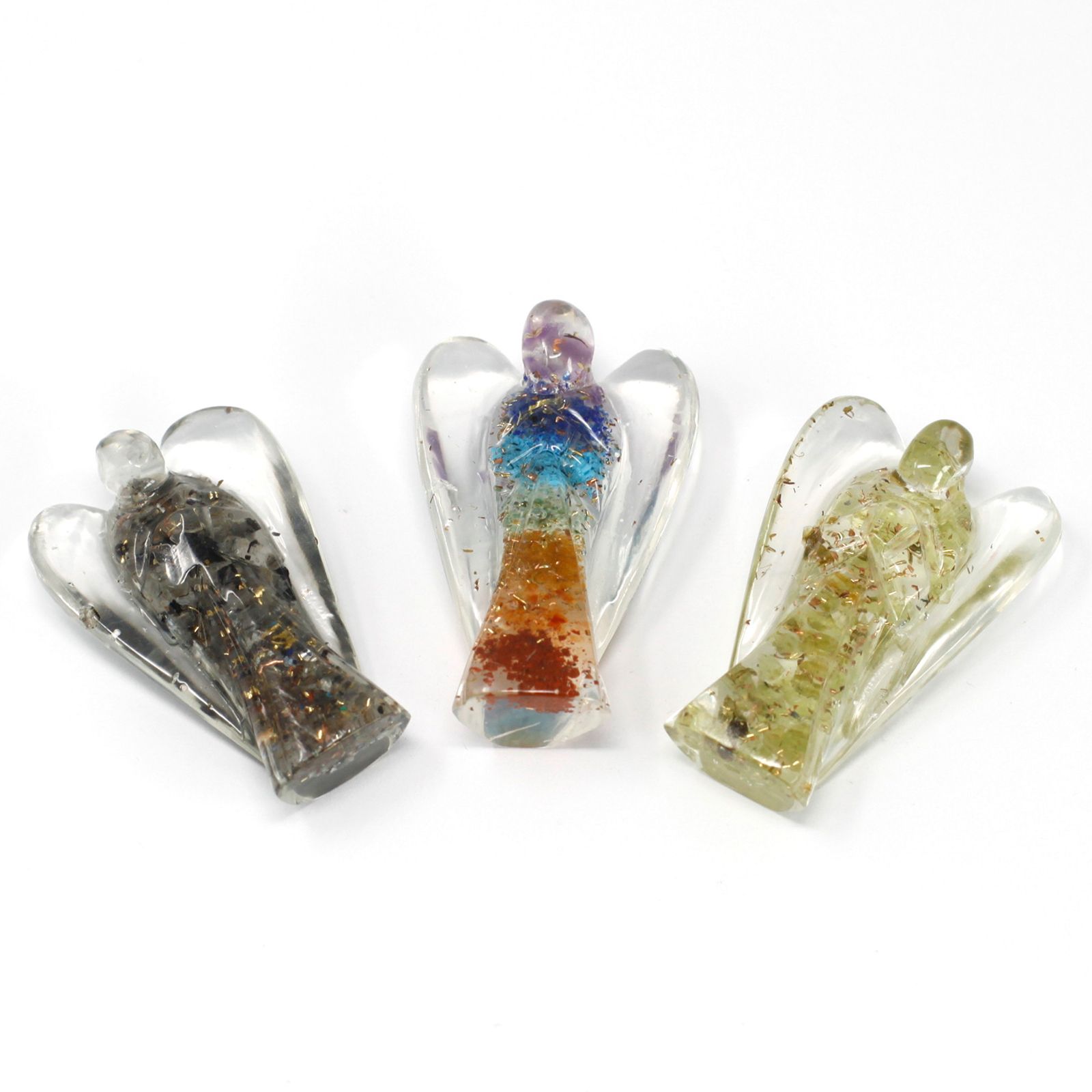 Orgonite Angel 50mm - Gemchips & Copper - Image 3