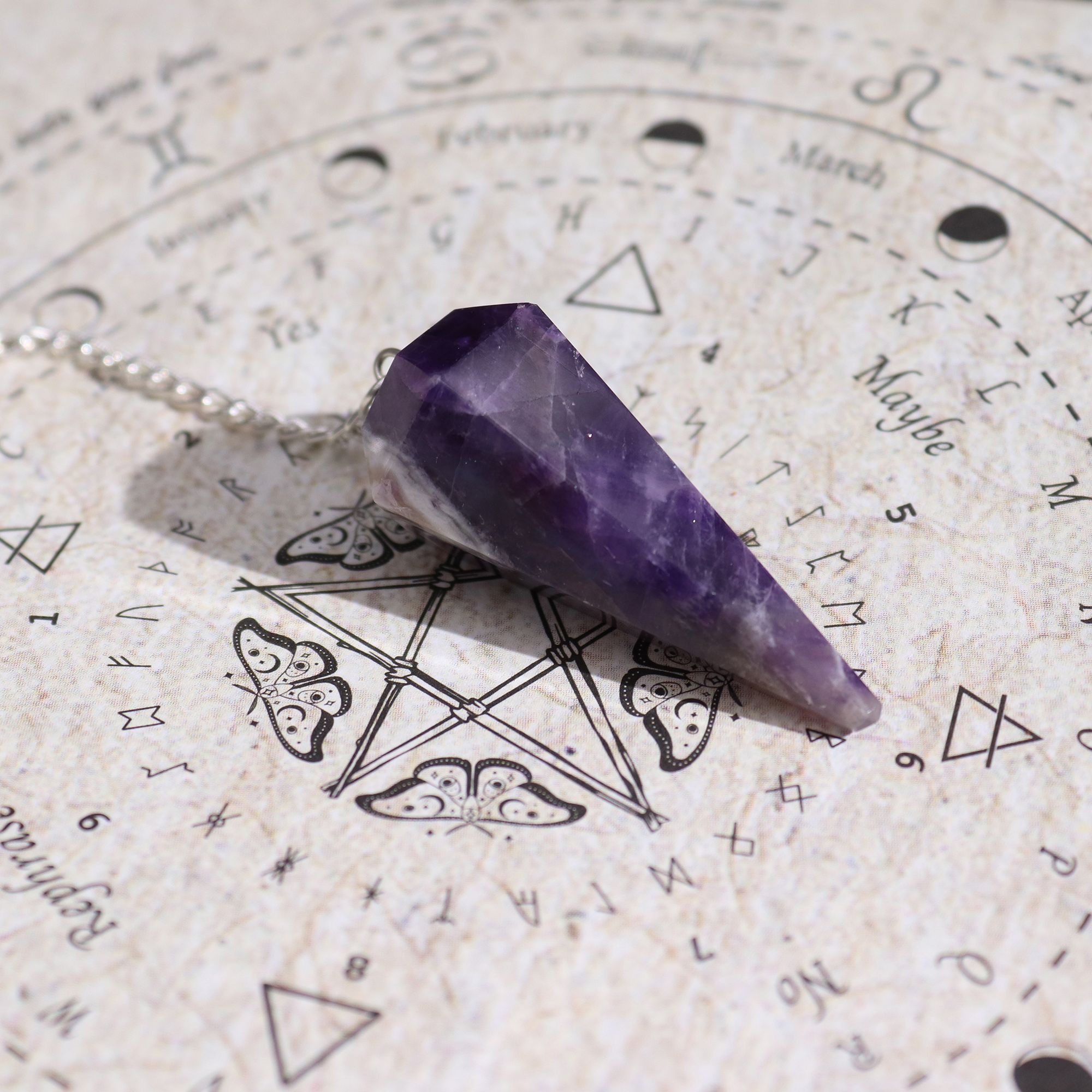 Ancient Witch Spell Incense - Seduction - Amethyst Pendulum - Image 3