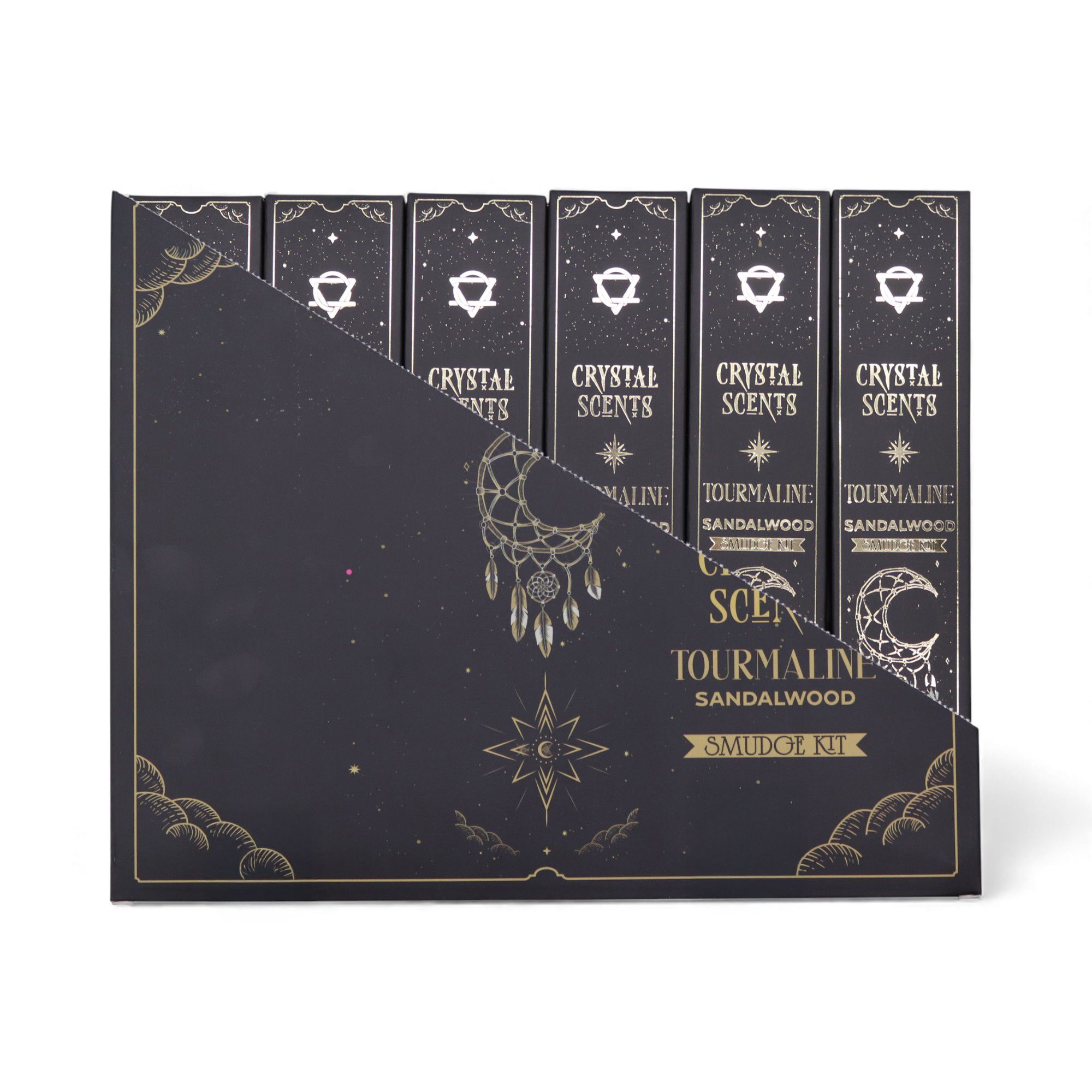 Tourmaline Crystal Scents Smudge Incense - Sandalwood - Image 3