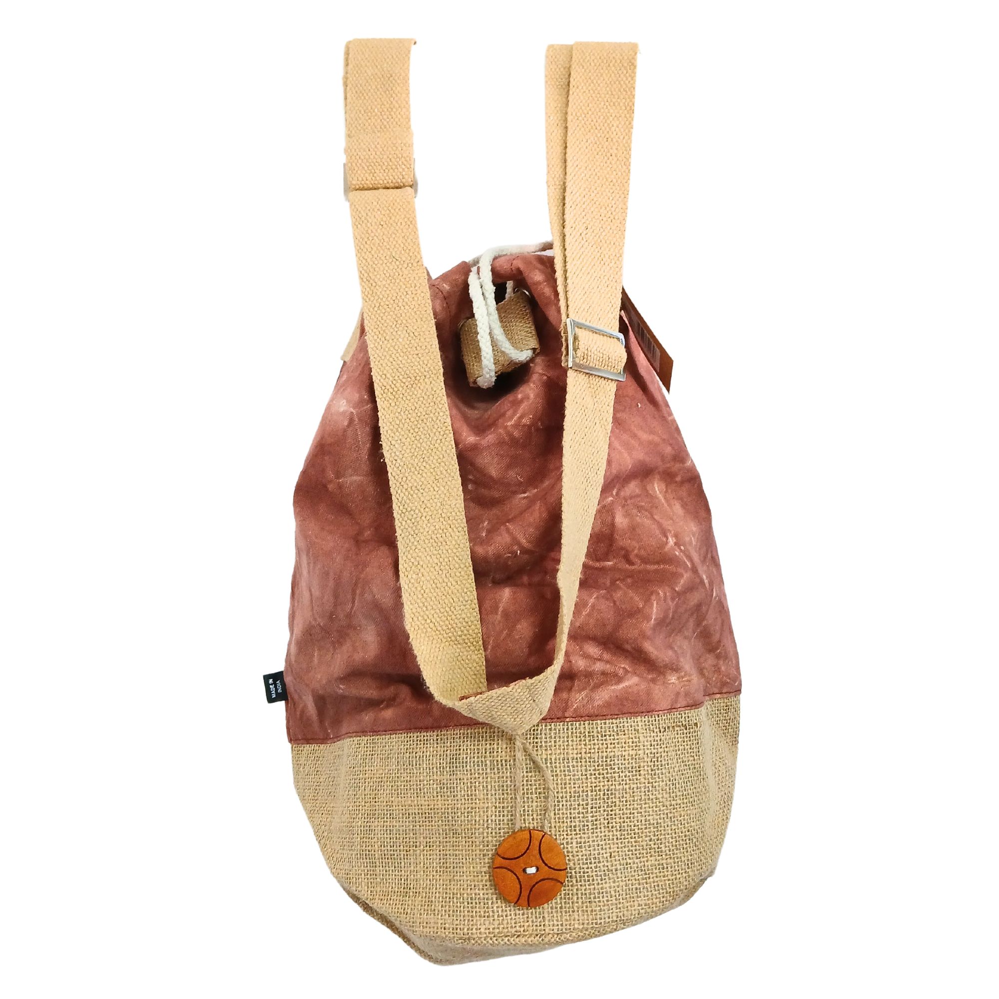 All Natural Backpack - Terracotta Stonewash - Hamsa - Image 2