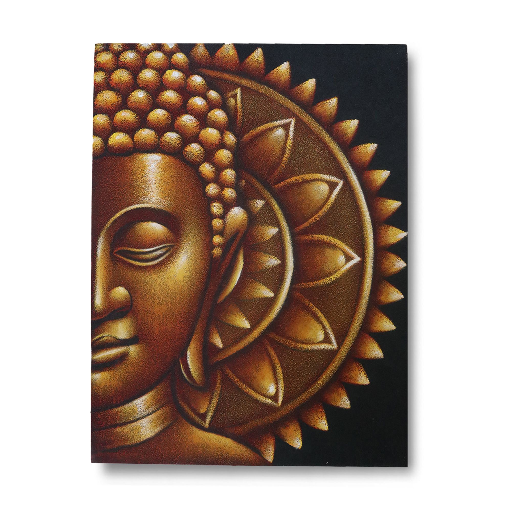 Gold Half Buddha Mandala 60x80cm - Image 4