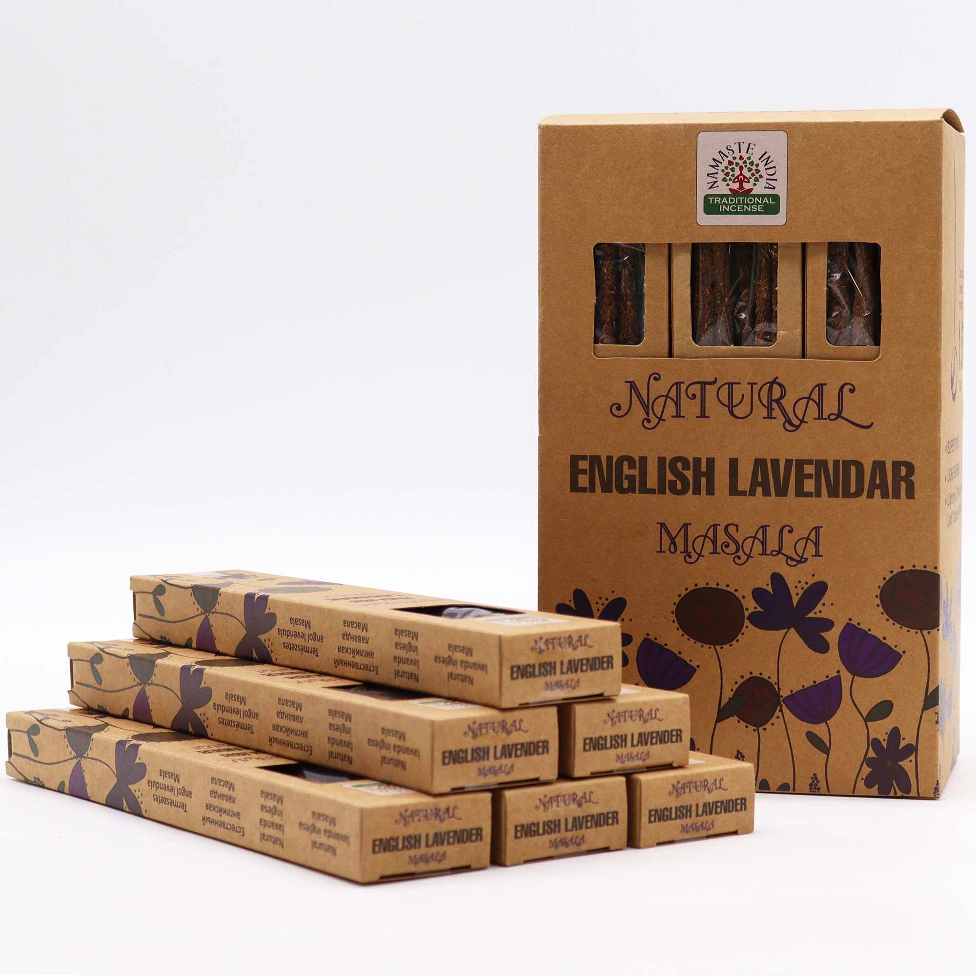 Natural Botanical Masala Incense - English Lavender - Image 3
