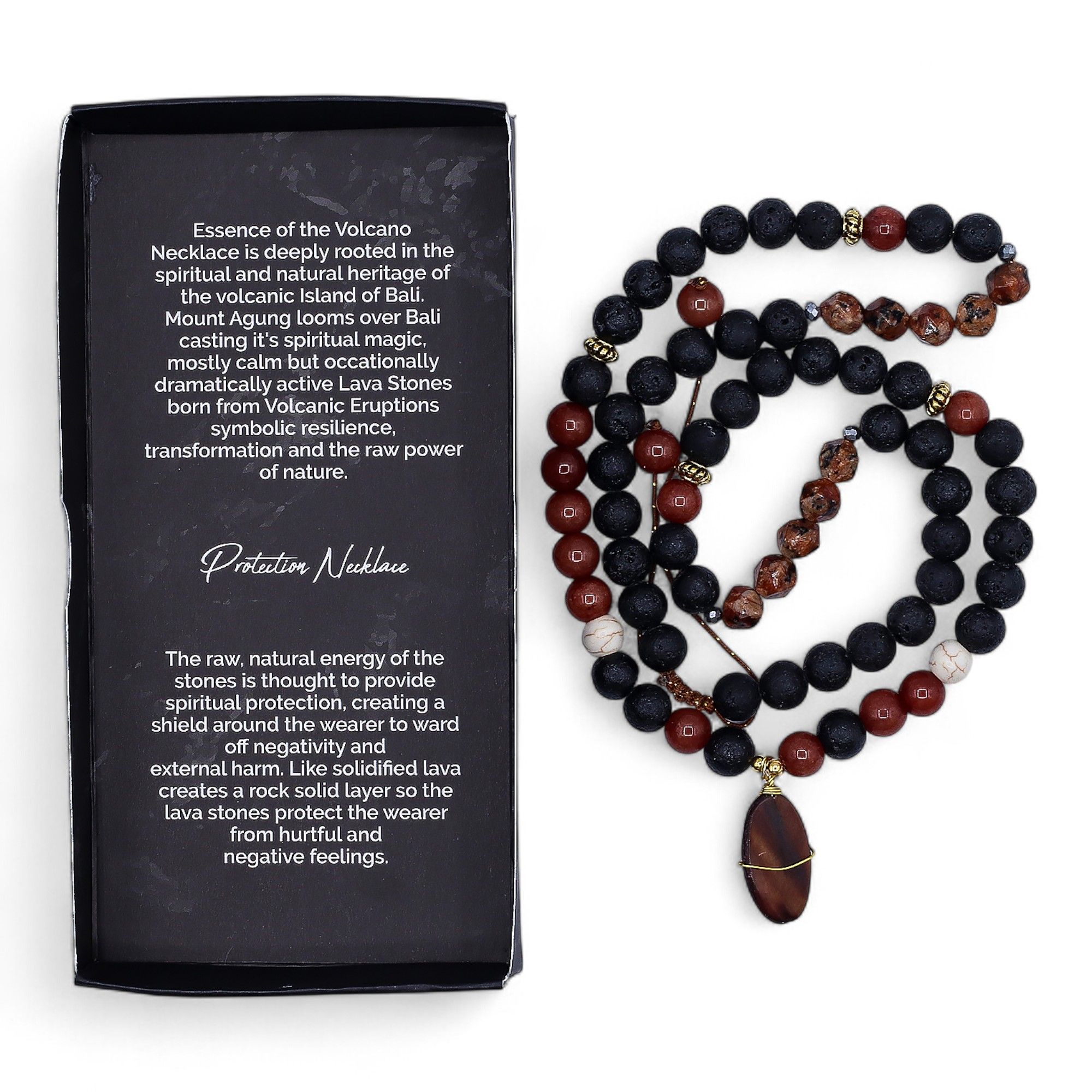 Essence of the Volcano Necklace - Protection