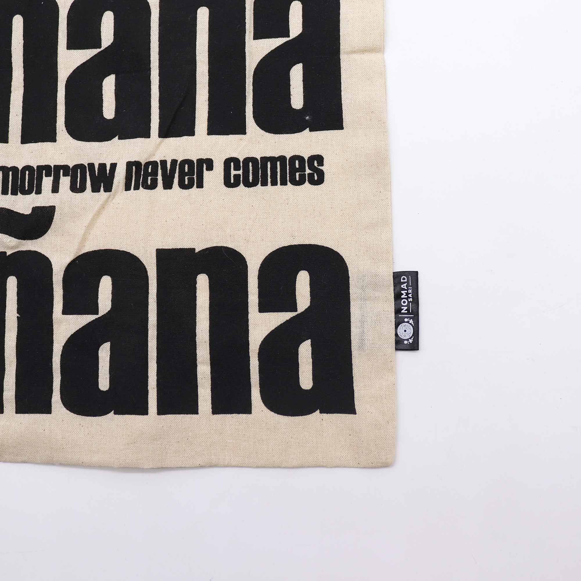 Iconic Basic Tote Bag - Mañana Mañana - Natural 4oz - Image 3