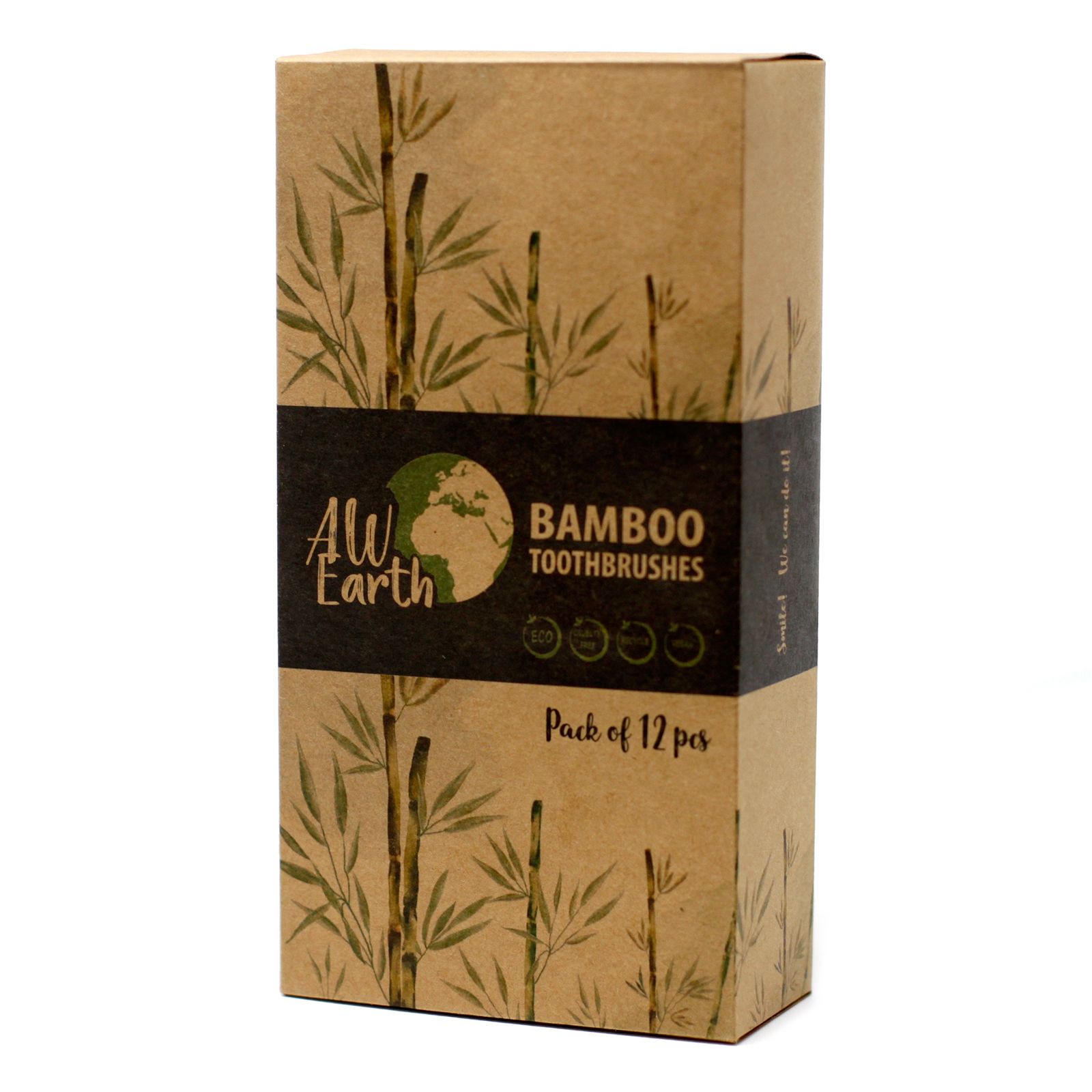 Bamboo Toothbrush - Charcoal Medium Soft - Image 2