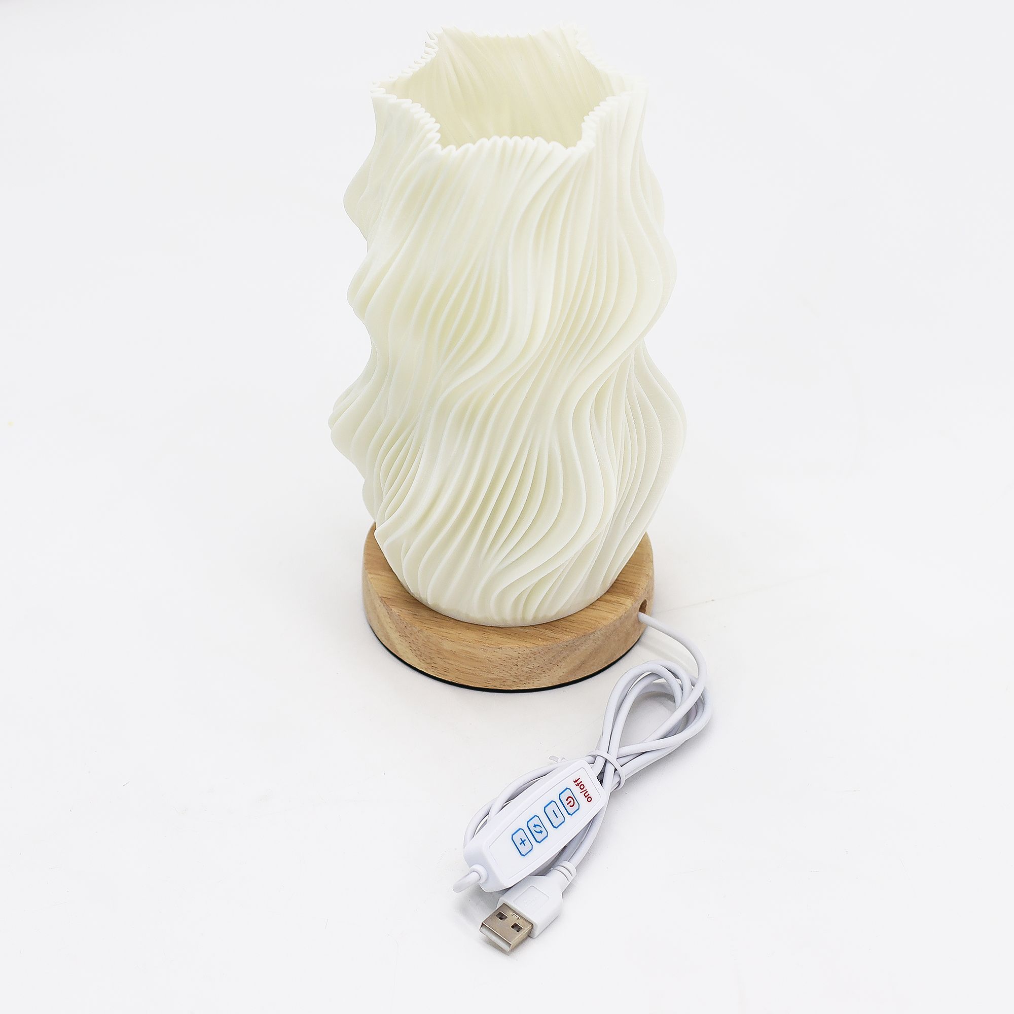 New Wave Lamp - USB (C) - 3 settings - Star Twisted - Image 2