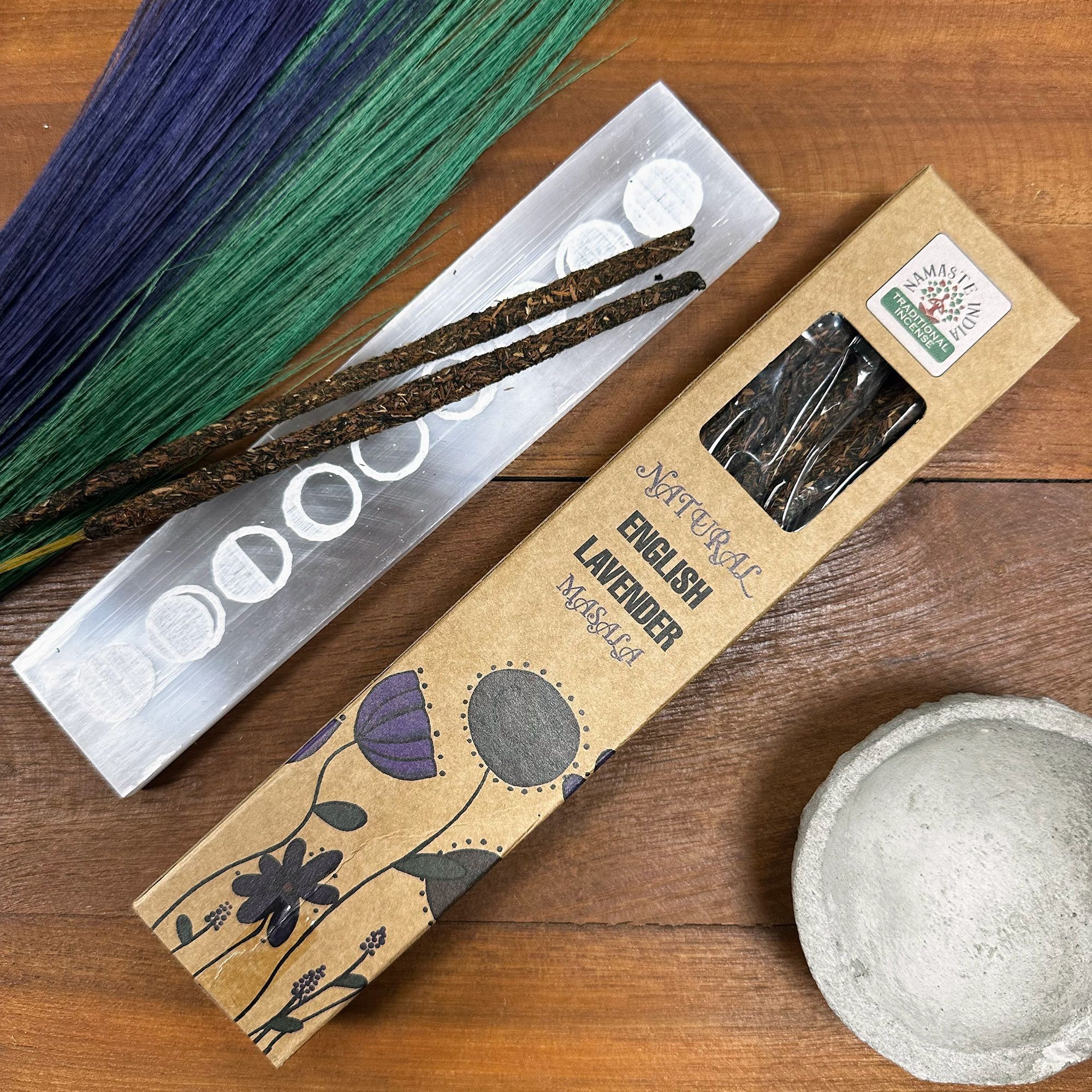 Natural Botanical Masala Incense - English Lavender - Image 4