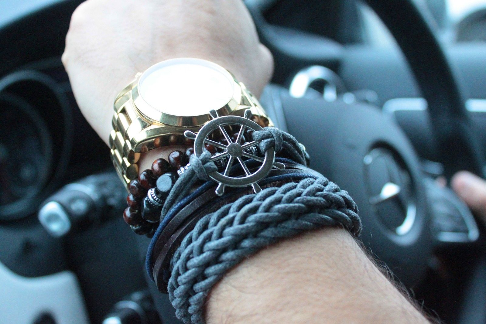 Mens Bracelet Sets - Dark & Handsome (asst) - Image 7