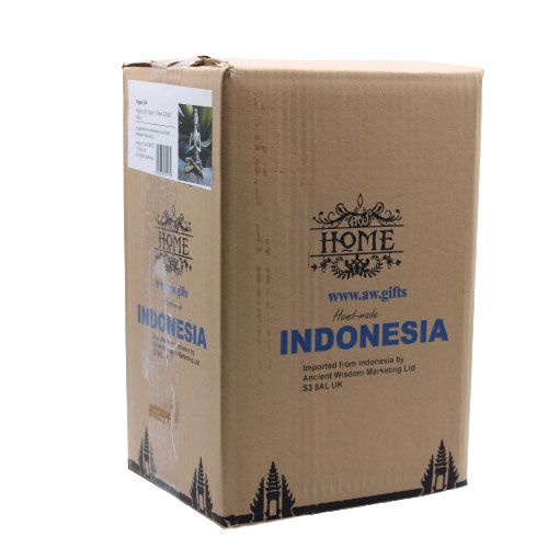 Yoga Lady Figure - Bronze & Turqoise 24cm - Image 3