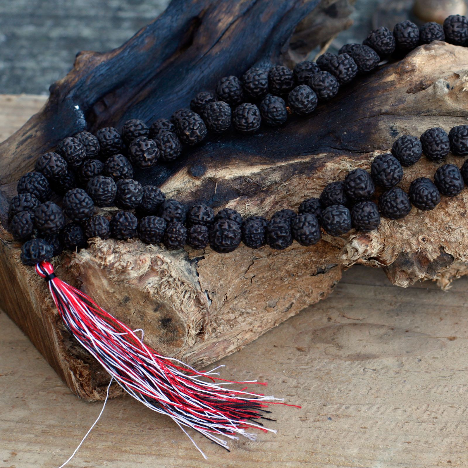 108 Rudraksha Mala - Dark - Image 7
