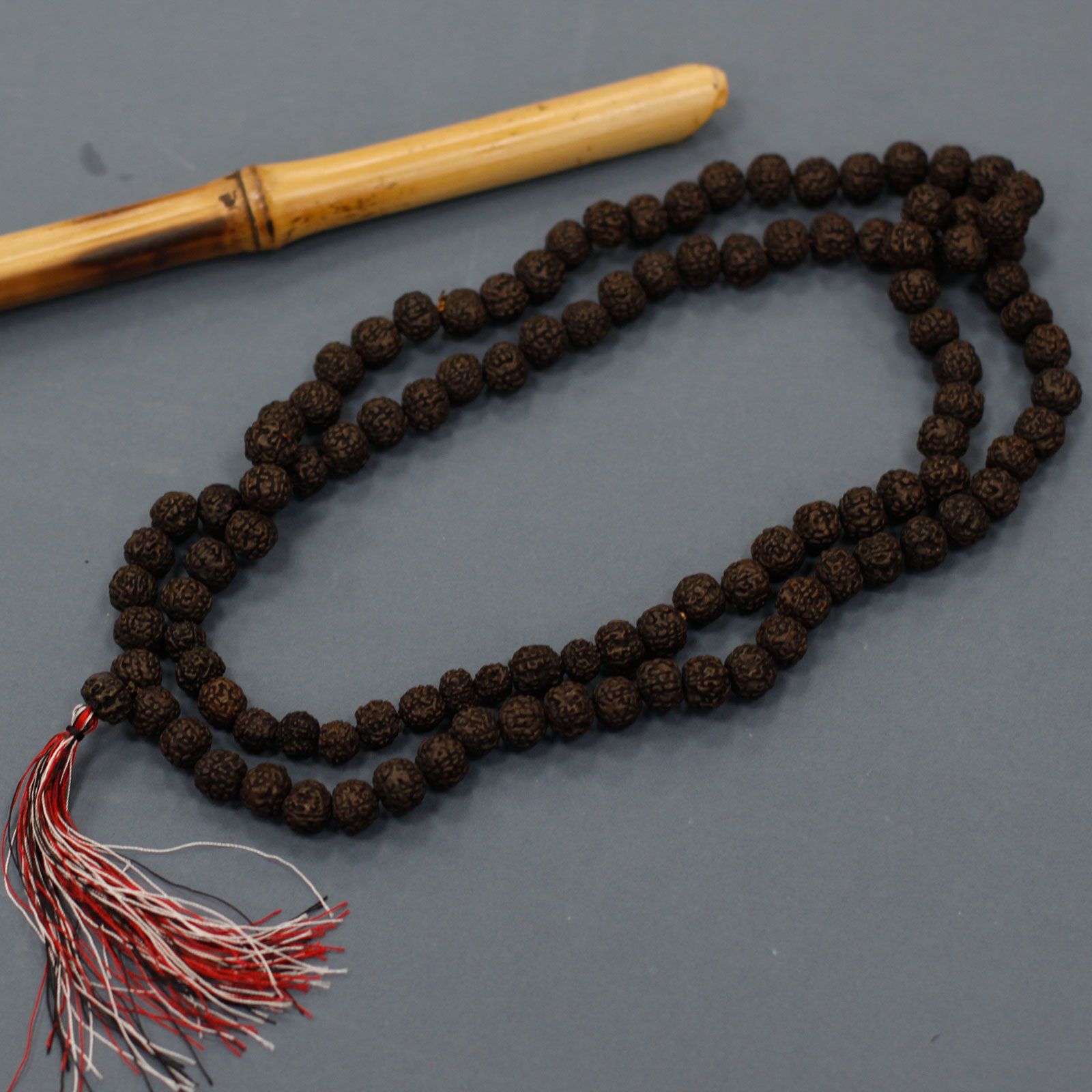 108 Rudraksha Mala - Dark - Image 4