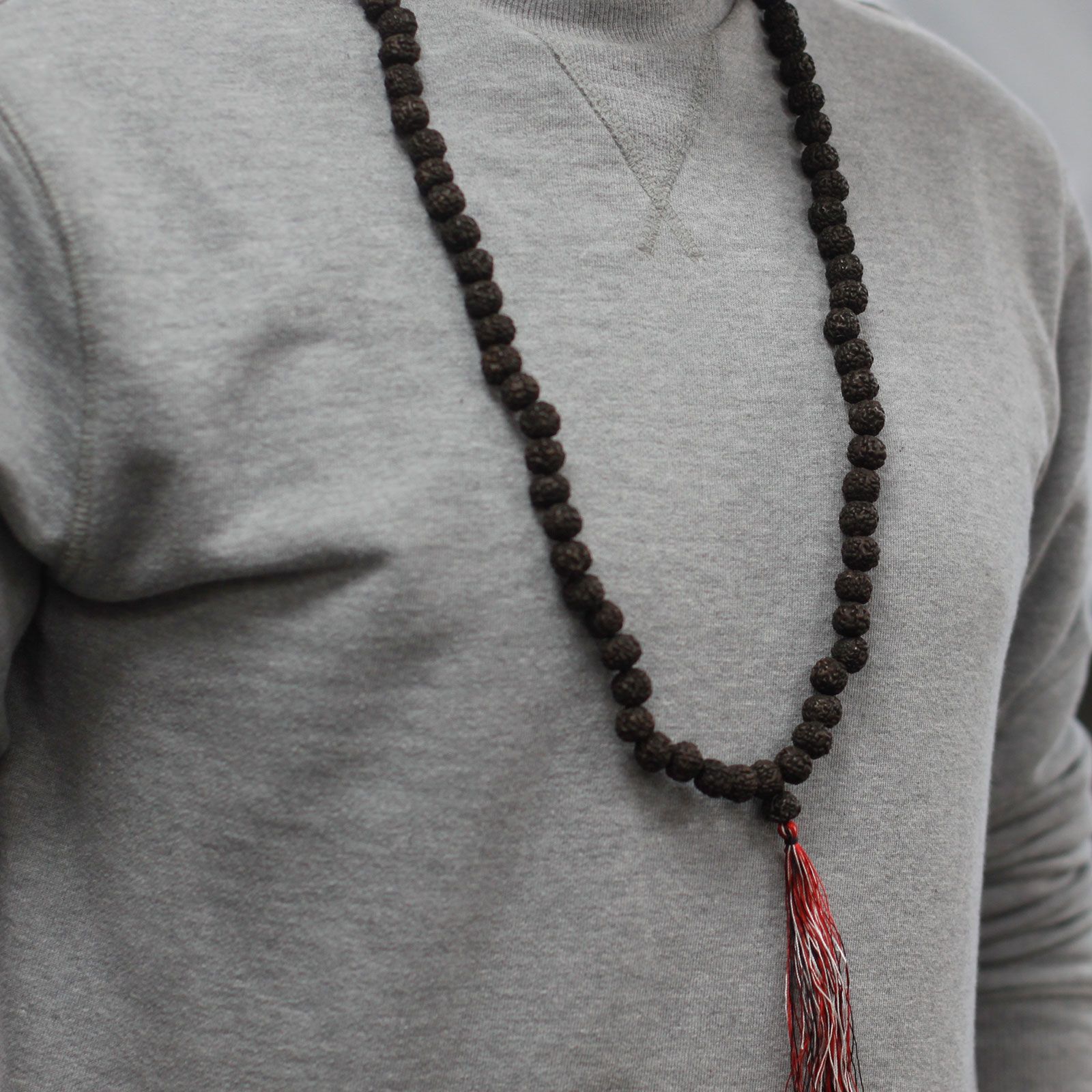 108 Rudraksha Mala - Dark - Image 5
