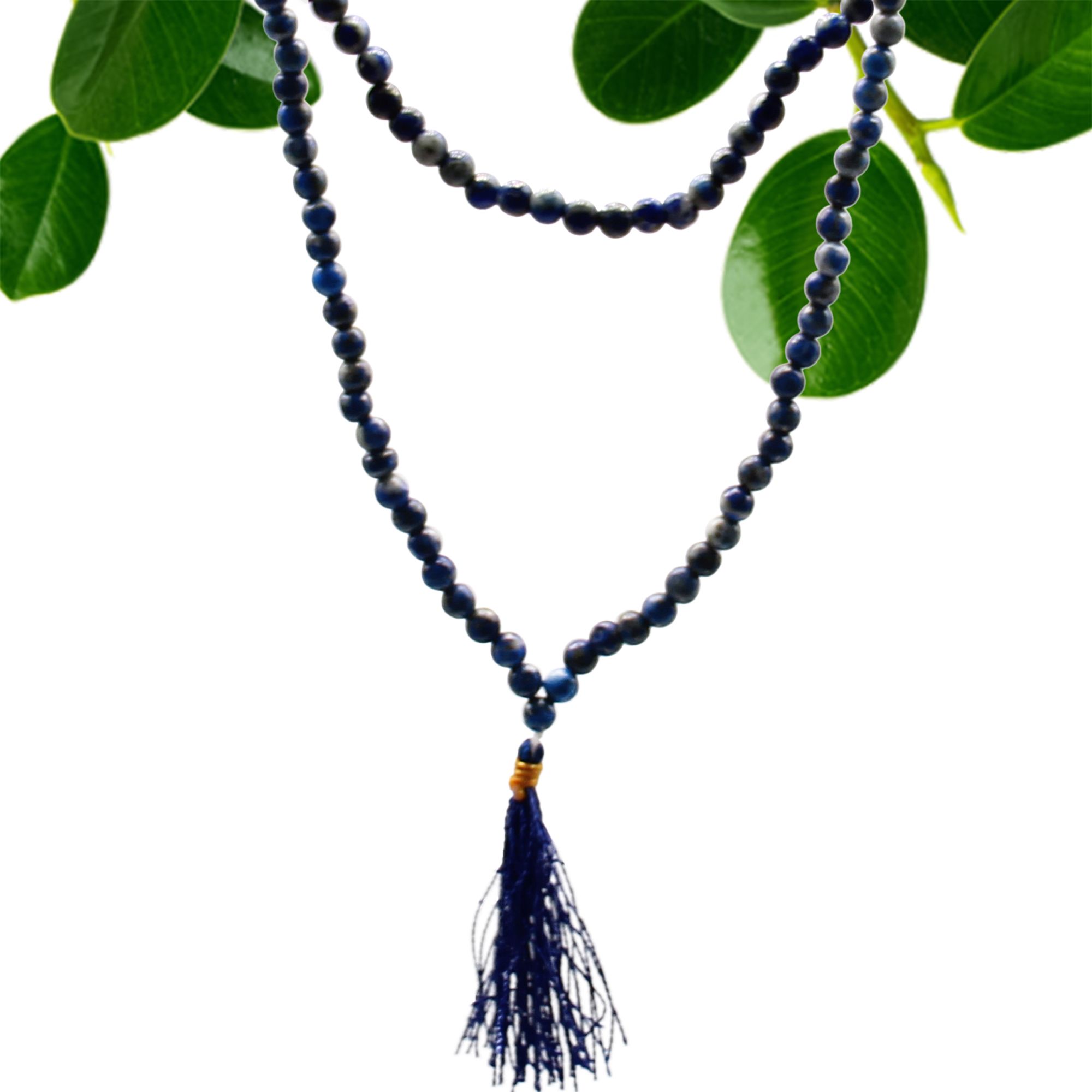 108 Bead Mala - Lapis - Image 4