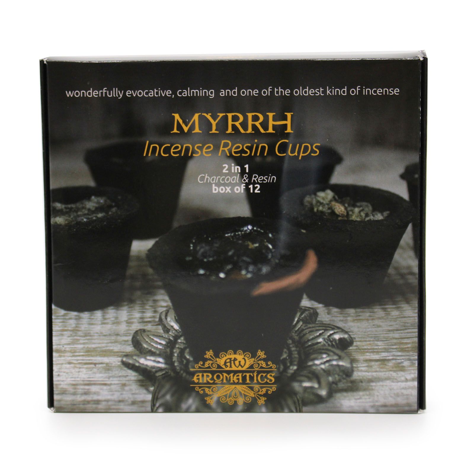 Box of 12 Resin Cups - Myrrh - Image 2