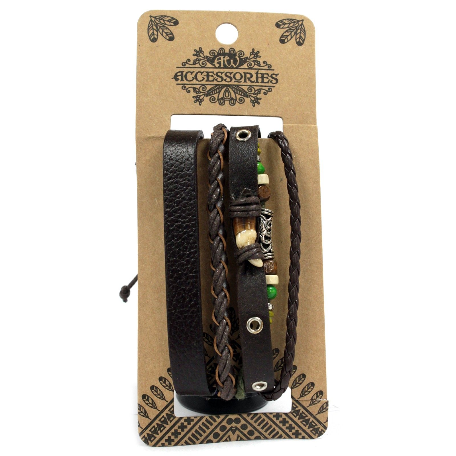 Mens Bracelet Sets - Dark & Handsome (asst) - Image 3