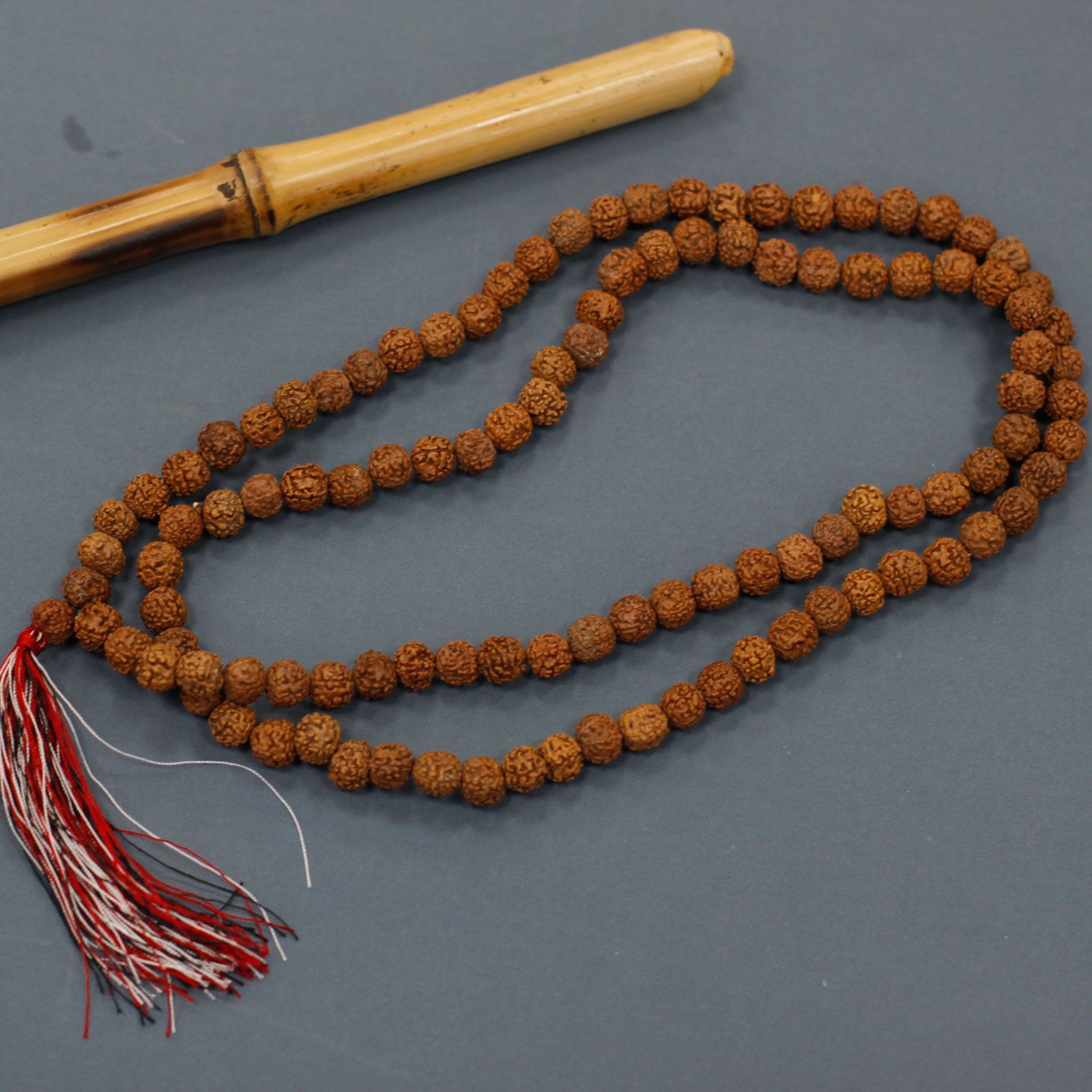 108 Rudraksha Mala - Natural - Image 6