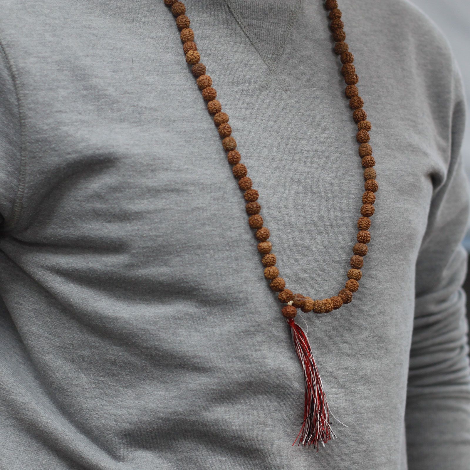 108 Rudraksha Mala - Natural - Image 7