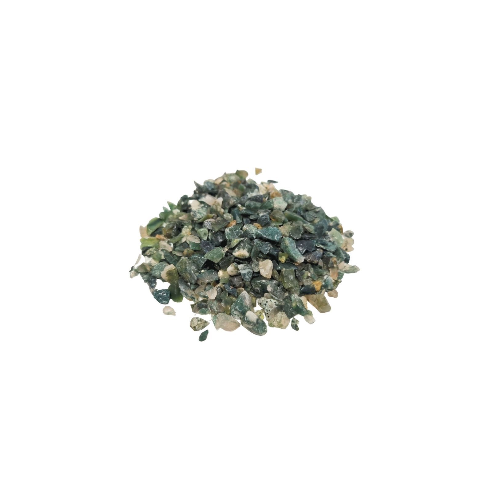 Moss Agate Gemstone Chips Bulk - 1KG - Image 2